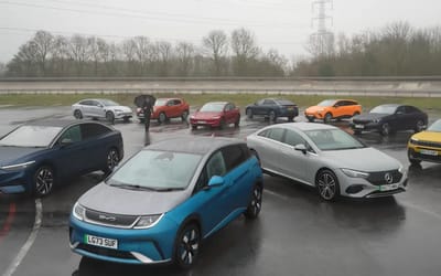 Men drive 12 electric cars including Tesla and BYD until they die to see how far they can really go