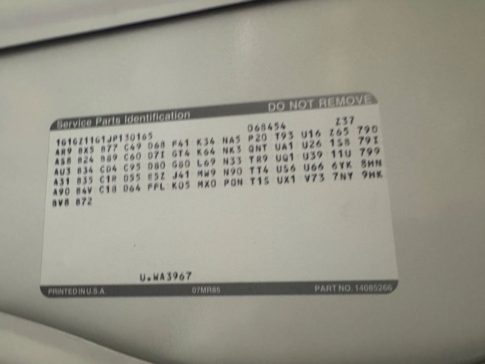 1988 Chevrolet Monte Carlo