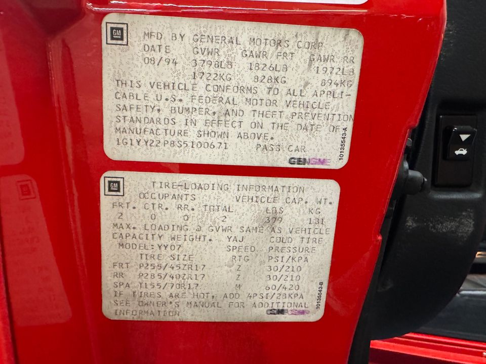 1995 Chevrolet Corvette