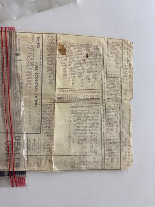 1984 Chevrolet Monte Carlo