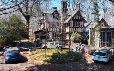 Man explored late millionaire's abandoned mansion and found supercars and millions of dollars left behind