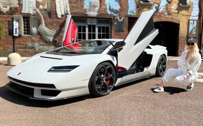 Supercar Blondie has changed her iconic blonde look, cutting off all her hair