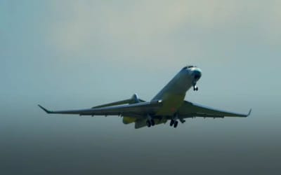 Fastest business jet in the world completes first flight from Toronto