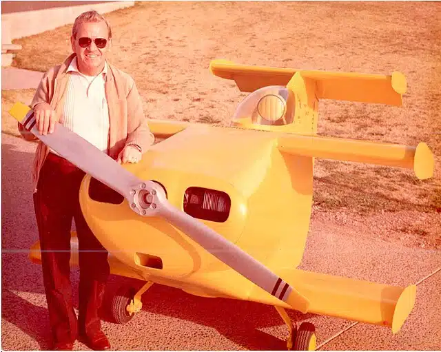 Smallest plane ever was less than half the height of Shaquille O'Neal and weighed just 180kg