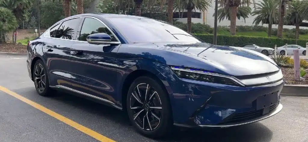 BYD Han EV front