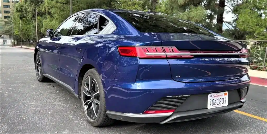 BYD Han EV, rear section