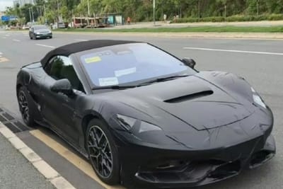 BYD's new two-door electric sports car spotted out in the wild, with a few details standing out