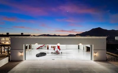 $19.5 million will buy you this Arizona property with a 10,000 square foot hangar fit for any size aircraft