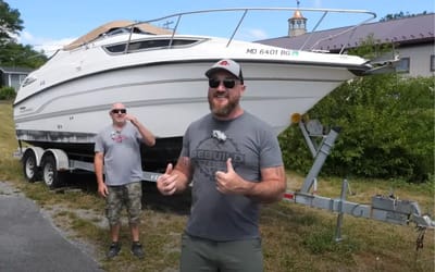 Abandoned boat not registered for 25 years and this Pennsylvanian takes a big risk on it