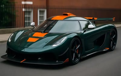 $3M Koenigsegg Jesko causes chaos in London with its horsepower then gets stopped by police on horses