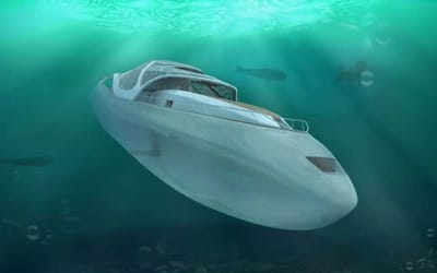 Feast your eyes on the Carapace – the superyacht that transforms into a SUBMARINE