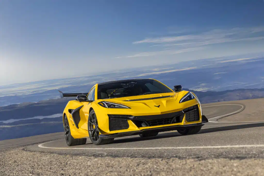 Most powerful american sports cars in the world including Chevrolet C8 Corvette ZR1