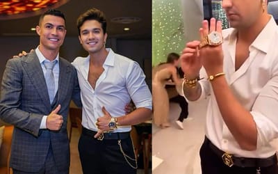 Cristiano Ronaldo’s idea of a Christmas gift to a friend is a $40k Rolex