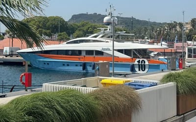 This $10 million yacht is a racecar on water and it’s cruising the Spanish coast like a floating supercar