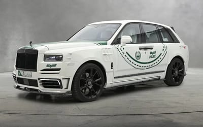 Dubai police has one-of-a-kind Mansory Cullinan in their luxury fleet of incredible vehicles