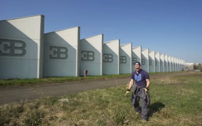 This $100M Bugatti factory in Italy built the EB110 and now it’s completely abandoned