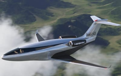 Revolutionary teardrop-shaped private jet made in Texas will make billionaires feel guilt-free