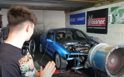 Man building the fastest Toyota Sera in the world gets phenomenal results from horsepower test