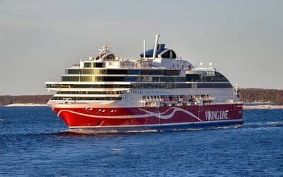This futuristic ferry will glide across the Gulf of Finland, carry 650 cars and not burn a drop of gas