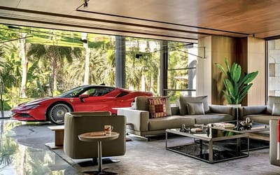 Man parks his $1,000,000 Ferrari in his living room like it’s just some coffee table