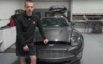 Man bought a one of 94 Aston Martin Vanquish worth $400k but doesn't know if the engine is saveable