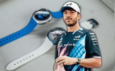 Formula One driver Pierre Gasly designs his own $70,000 watch that you can now buy