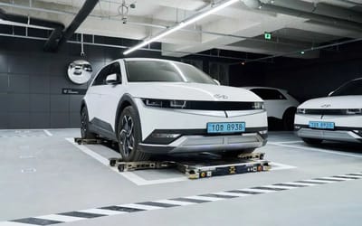 These tiny robots just out-parked everyone in the Hyundai office garage