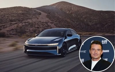 Orlando Bloom travelled 5,500 miles to LA and dropped $170k on a luxury eco EV