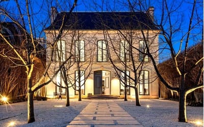 Can you see the garage? This $12 million mansion has a secret James Bond driveway