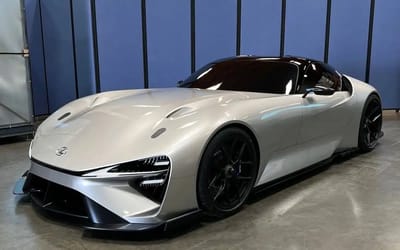 Exclusive unboxing of the all-electric Lexus LFA successor