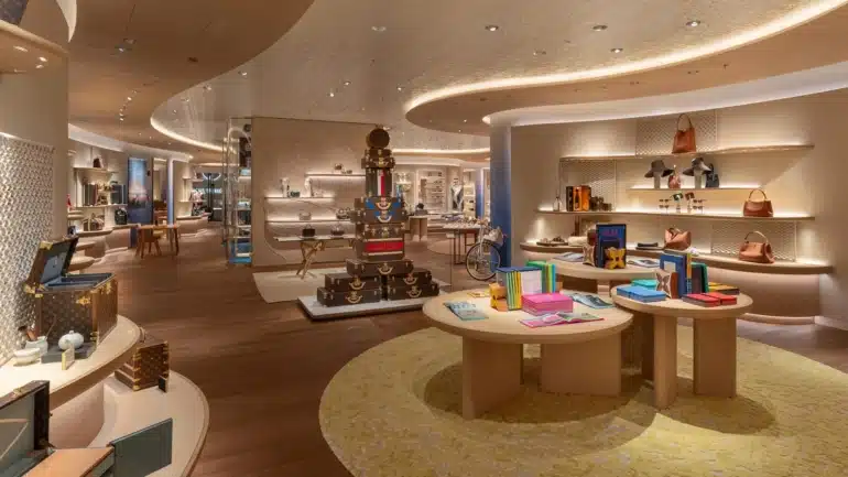 Louis Vuitton has docked a cruise ship in Shanghai and transformed it into a 13,000 square-foot retail space spanning ten rooms
