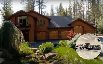 Hidden underground garage with secret aircraft elevator is a petrolhead’s dream