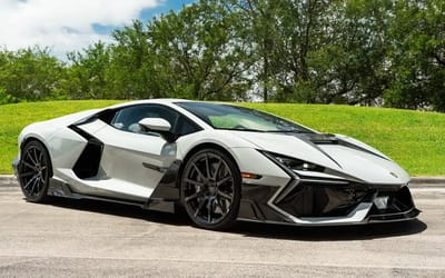 First Mansory Lamborghini Revuelto built for the US looks like a true land-based spaceship