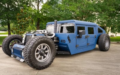 Military Humvee in Louisiana that's unlike anything you've seen before just sold to mystery bidder for $250,000