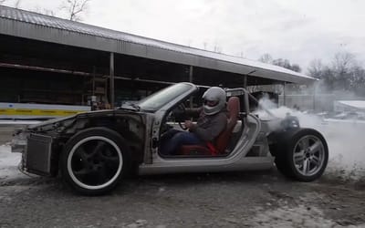 A Pennsylvanian garage is building a one-of-a-kind 60s style supercar over a Porsche Boxster