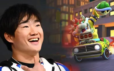 We found F1 drivers flexing Mario Kart skills as Yuki Tsunoda eyes extra shifts