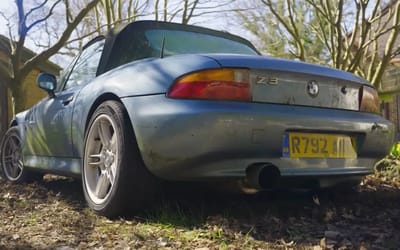 A British YouTuber bought a BMW Z3 for $135 on Instagram and saved its life