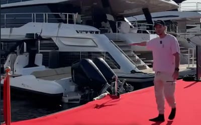 This beautiful $11 million yacht is powered by solar panels