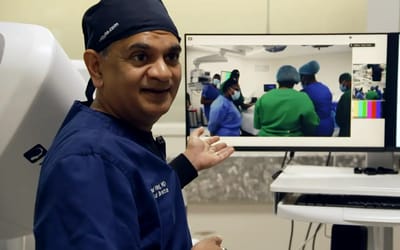 A Florida surgeon has removed cancer 7,000 miles away using remote-controlled robot
