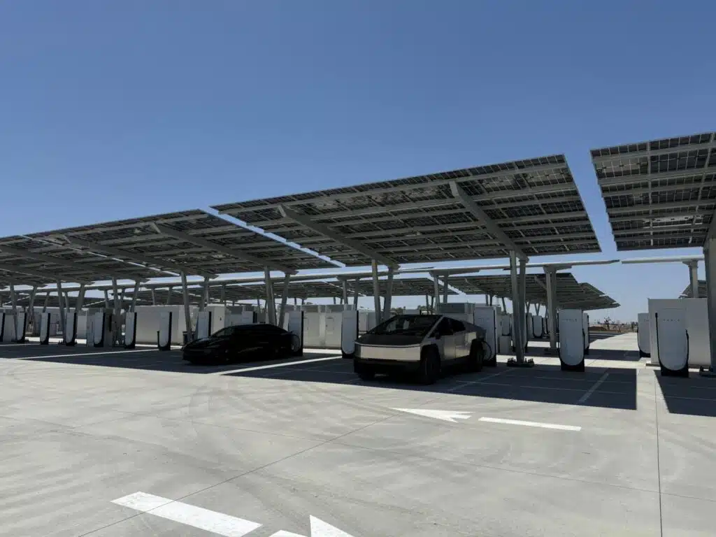 Tesla has finally launched its Oasis Supercharger - the EV charging station of the future and it looks awesome