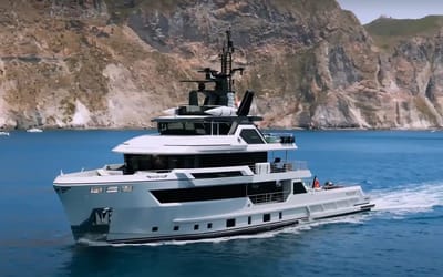 German billionaire’s $29 million 146-foot superyacht is designed as a floating tribute to Top Gun