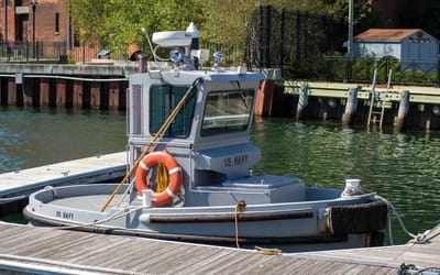 America's smallest navy boat is just 19 feet long and it’s called the Boomin’ Beaver