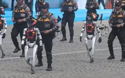 Indonesia introduces robot police force including humanoid cops and robot dogs to fight crime