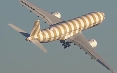 Condor 'Beige Beach' Airbus A330 pilot performed heart stopping wing wave stunt with cargo onboard