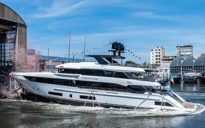 Benetti’s new 44M superyacht just dropped and it’s got marble floors and a beach club