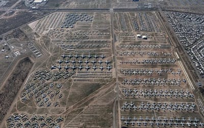 This is what happens to passenger jets after they're decommissioned from airline service