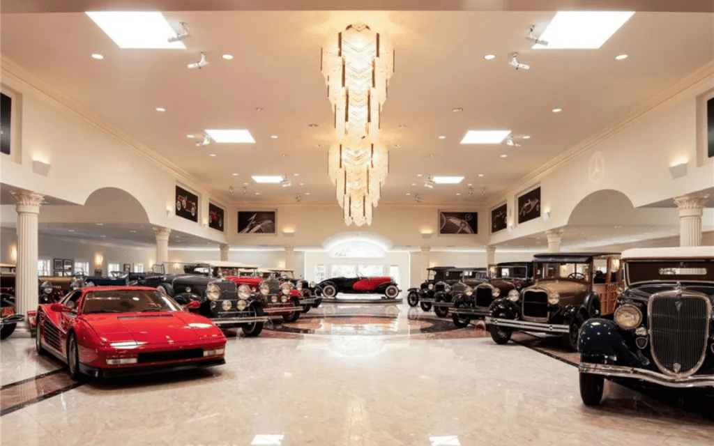 $125M estate in California goes above dream garages, it has its own car museum