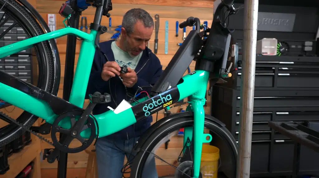 A man buys a fleet eBike on Facebook Marketplace for $75 and revives it using a new motor controller, pedal assist system, and DIY tools