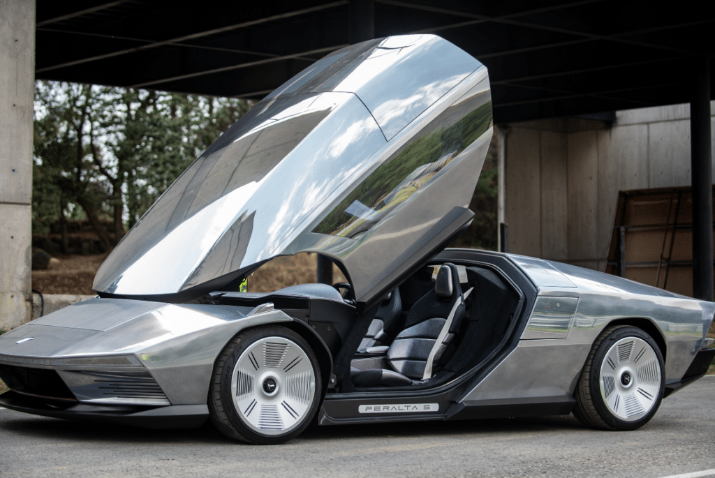 This is the GFG Style Peralta S, a wedge-shaped Maserati one-off designed by Giugiaro