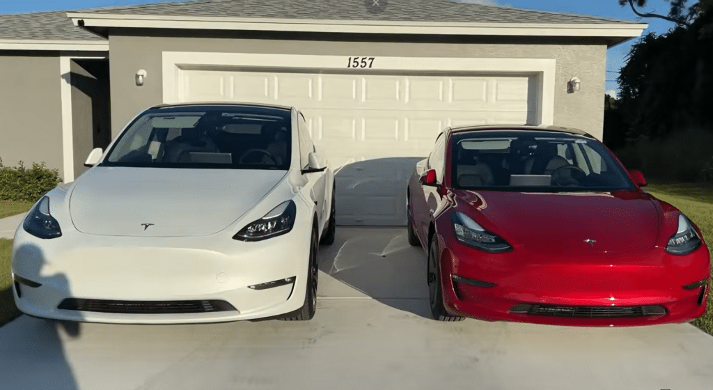An American couple who bought a Tesla Model Y and Model 3 have shared the impact the EVs have had on their energy bills